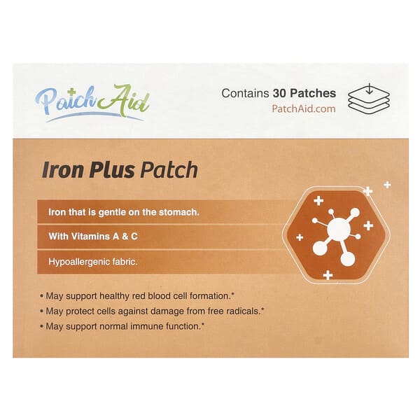Iron Plus Patch, 30 Patches