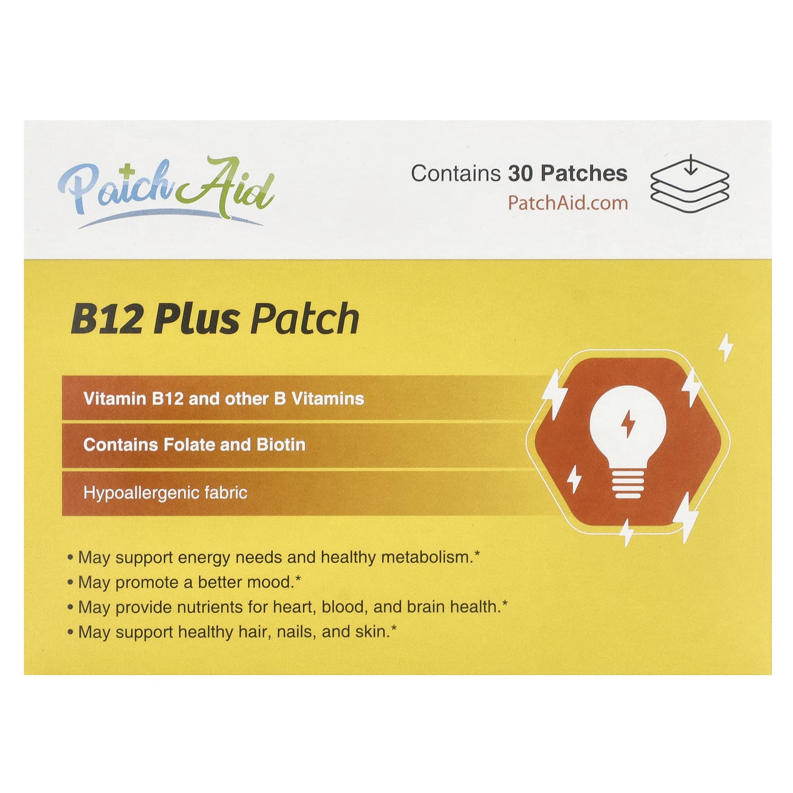 patch MD  B12PLUS ビタミンB12 30枚✖️3セット B12プラス パッチ、30枚