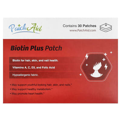 PatchAid, Biovitamin+ Patches, 30 Tablets