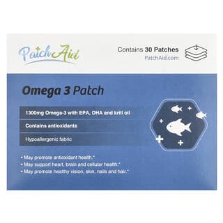 PatchAid, Omega-3 en parches, 30 parches