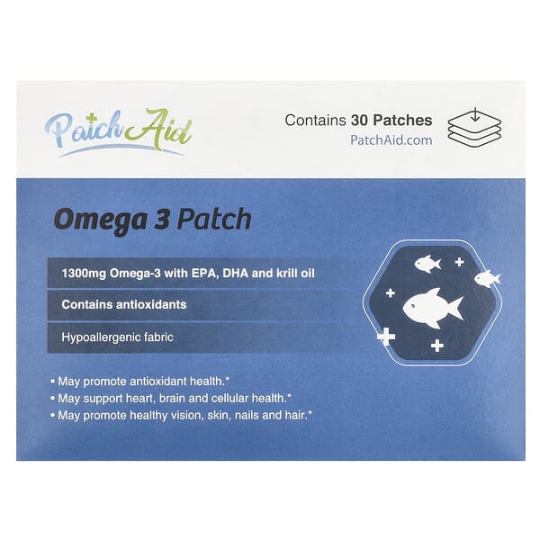 PatchAid, Омега 3 пластир, 30 пластира