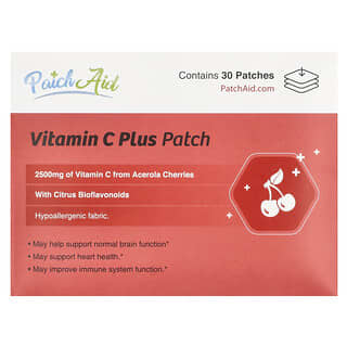 PatchAid, Parche de vitamina C plus, 30 parches