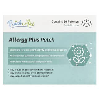 PatchAid, Allergy Plus Patch（アレルジー プラス パッチ）、30枚