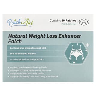 PatchAid, Parche potenciador de la pérdida de peso natural, 30 parches