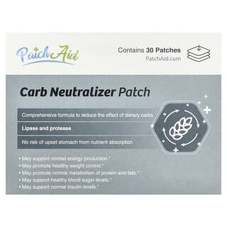 PatchAid, Carb Neutralizer Patch, Carb Neutralizer Patch, 30 Pads