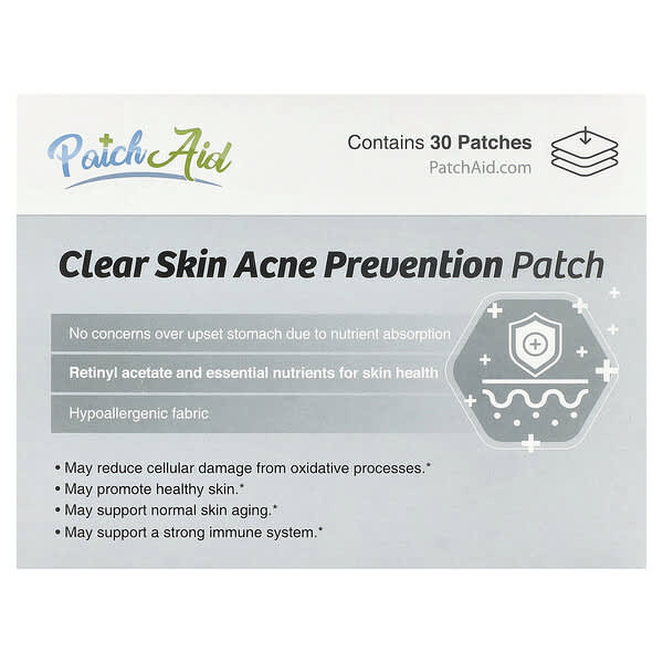 PatchAid, Clear Skin Acne Prevention Patch, 30 de plasturi