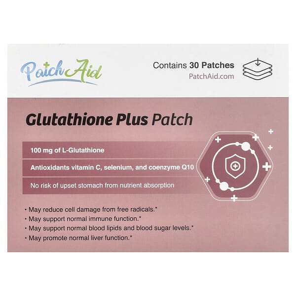 Glutathione Plus Patch, 30 Patches