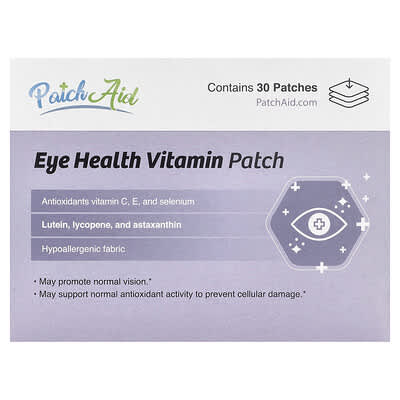 PatchAid, Eye Health Vitamin Patch, 30 Tablets