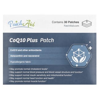 PatchAid, Parche de CoQ10 plus, 30 parches