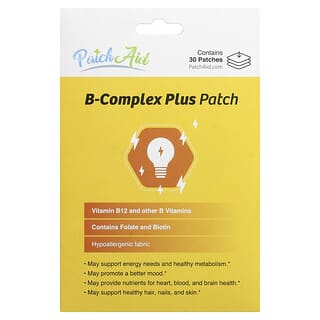 PatchAid, патчи с витаминами группы B, 30 шт.