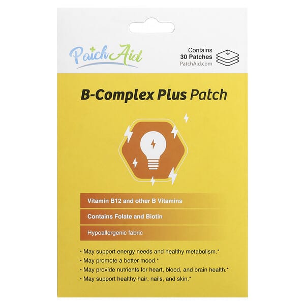 باتش ايد‏, B-Complex Plus Patch ، ، 30 لاصقة