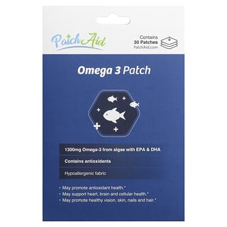 PatchAid, Omega-3 en parches, 30 parches