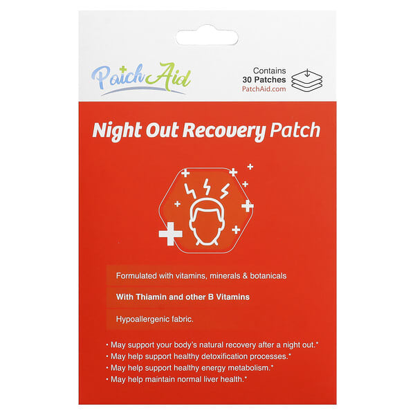 PatchAid, Night Out Recovery Patch, 30 Patches