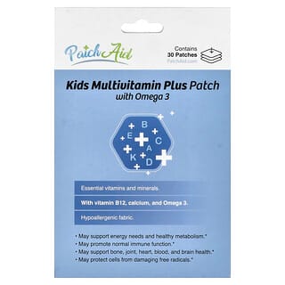 PatchAid, Kids Multivitamin Plus Patch with Omega 3, 30 Patches