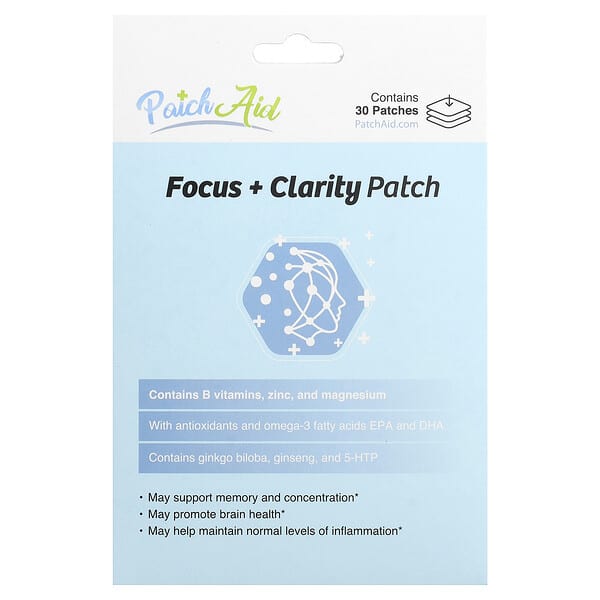 PatchAid, Focus + Clarity Patch, 30 patches