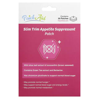 PatchAid, Slim Trim Appetite Suppressant Patch, 30 Patches