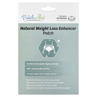 PatchAid, Natural Weight Loss Enhancer Patch, Natural Weight Loss Enhancer Patch, 30 Pads