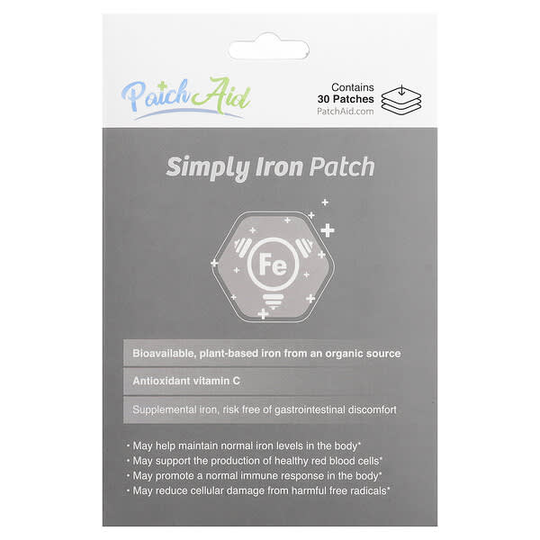 PatchAid, Simply Iron Patch, Parche de hierro, 30 parches