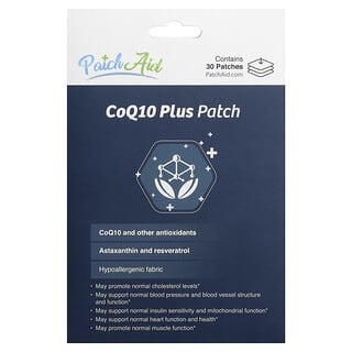 PatchAid, CoQ10 Plus -laastari, 30 laastaria