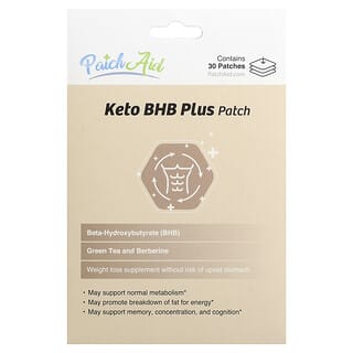 باتش ايد‏, Keto BHB Plus Patch ، ، 30 لاصقة