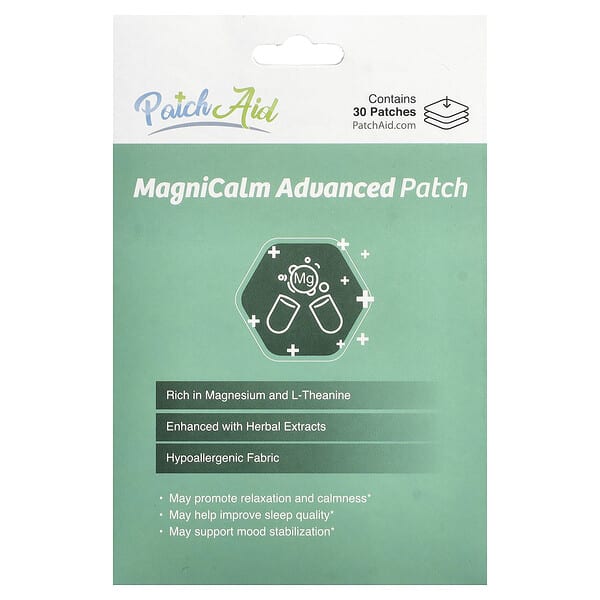 PatchAid, MagniCalm Advanced Patch, улучшенный патч, 30 патчей