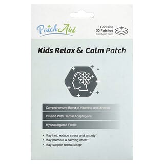 PatchAid, Kids Relax & Calm, патч для детей, 30 патчей