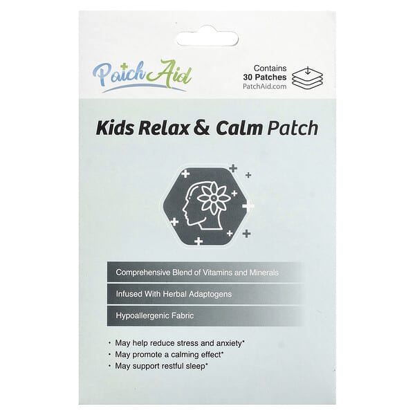 PatchAid, Kids Relax & Calm, патч для детей, 30 патчей