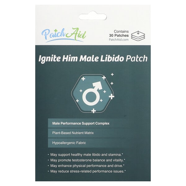 PatchAid, Ignite Him, патч для мужского здоровья, 30 шт.