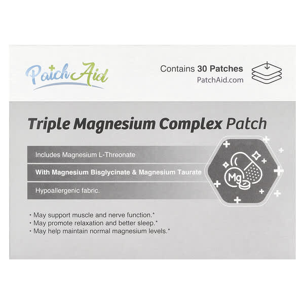 Triple Magnesium Complex Patch, 30 Patches