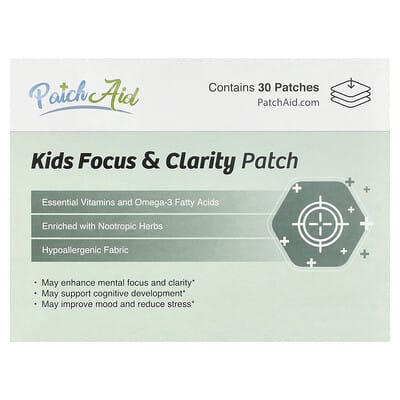 PatchAid, Kids Focus & Clarity Patch, 30 Patches