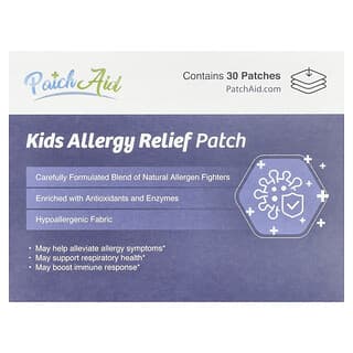 PatchAid, Kids Allergy Relief Patch, Allergiepflaster für Kinder, 30 Pflaster