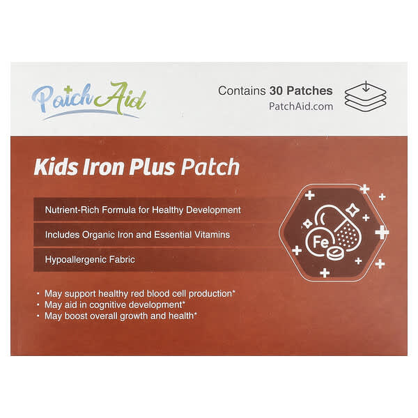 PatchAid, Kids Iron Plus Patch, 30 pleisters