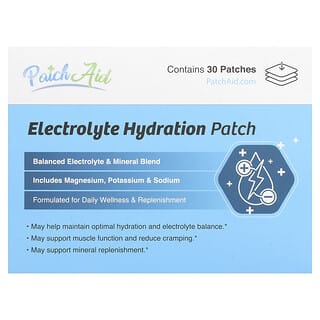 PatchAid, Electrolyte Hydration Patch, 30 Patches