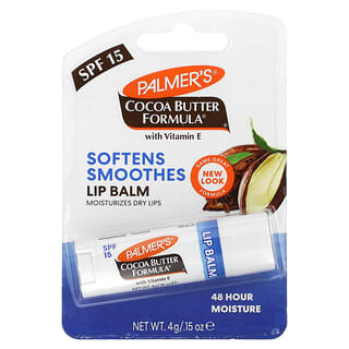 Palmers, Cocoa Butter Formula, Softens Smoothes, Lip Balm, SPF 15, 0.15 oz (4 g)