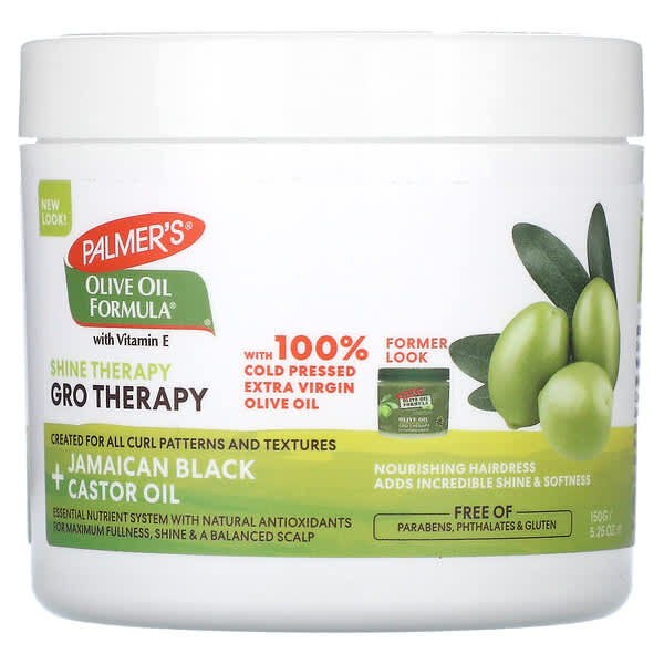 Palmers Olive Oil Formula With Vitamin E Shine Therapy Gro Therapy 525 Oz 150 G 7762