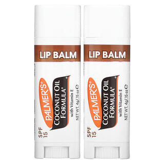 Palmers, Coconut Hydrate Lip Balm, SPF 15, 2 Pack, 0.30 oz (0.8 g)
