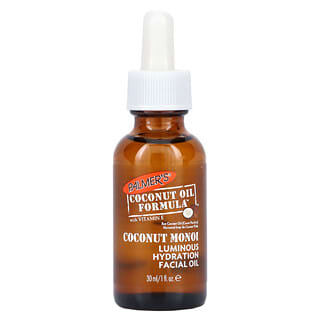 Palmers, Coconut Oil Formula with Vitamin E, Coconut Monoi Luminous Hydration Facial Oil, 1 fl oz (30 ml)