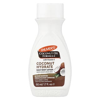 Palmer's, 含維生素 E 的椰子油配方，椰子保濕日常身體乳，1.7 液量盎司（50 毫升）