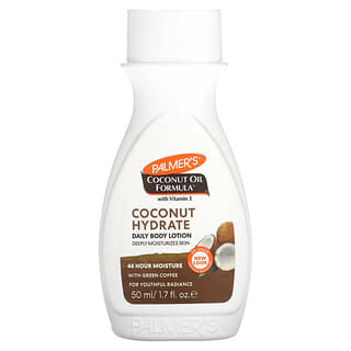 Palmer's, Fórmula de aceite de coco con vitamina E, Loción corporal de uso diario hidratado de coco, 50 ml (1,7 oz. Líq.)