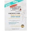 Coconut Oil, Body Firming Sheet Mask, 2 Sheet Masks, 0.84 fl oz (25 ml)
