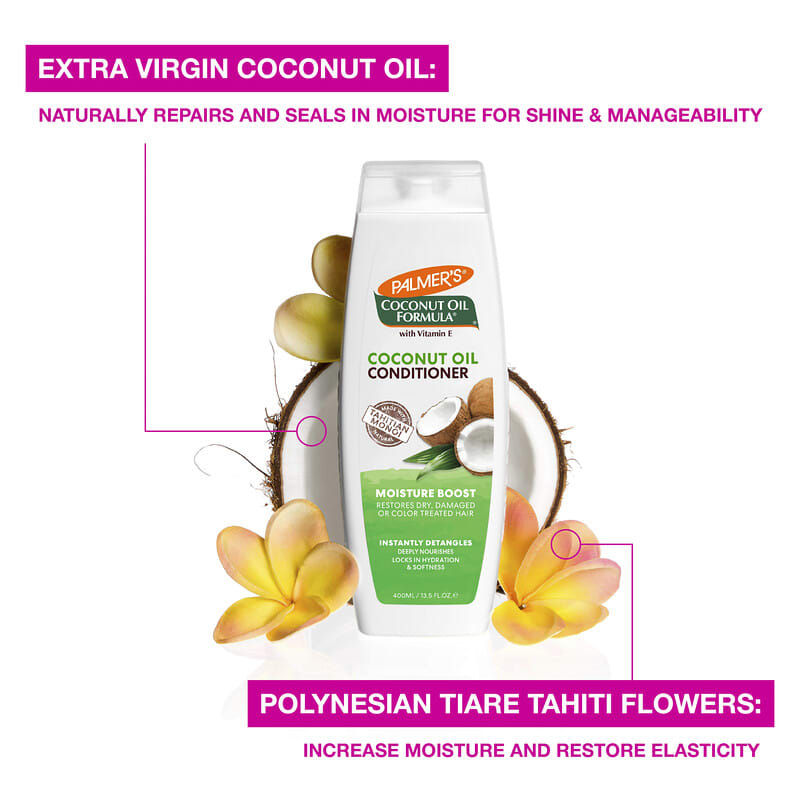 Coconut Oil Formula with Vitamin E, Moisture Boost Conditioner, 13.5 fl oz  (400 ml)