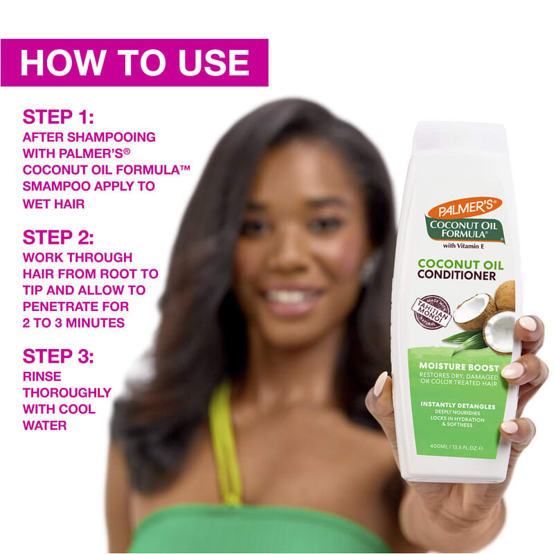Coconut Oil Formula with Vitamin E, Moisture Boost Conditioner, 13.5 fl oz  (400 ml)