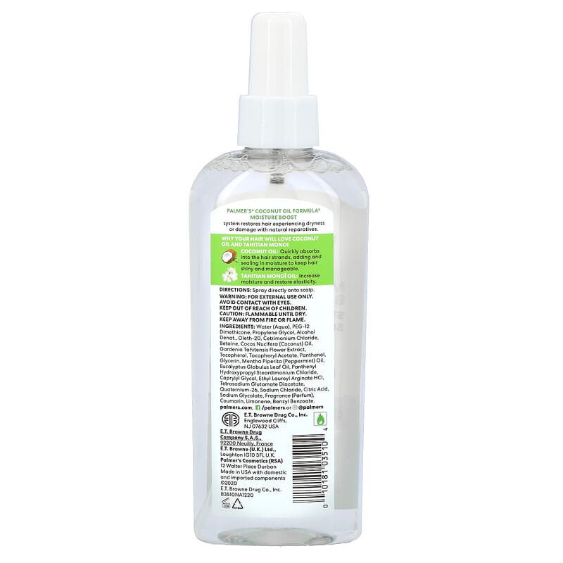 Palmer's Coconut Oil Formula Coconut Oil Strong Roots Spray (5.1