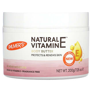 Palmer's, Natural Vitamin E Body Butter, Fragrance Free, 7.25 oz (200 g)