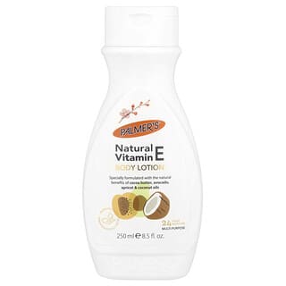 Palmer's, Loción corporal natural con vitamina E, Sin fragancia, 250 ml (8,5 oz. Líq.)