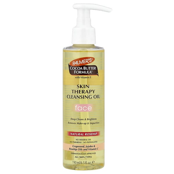 Palmer's, 含維生素 E 的可可脂配方®，皮膚修護清潔油，面部，6.5 液量盎司（190 毫升）