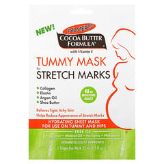Palmer's, Cocoa Butter Formula with Vitamin E, Tummy Mask for Stretch Marks, 1 Single Use Mask, 1.1 fl oz (33 ml) (Discontinued Item) 