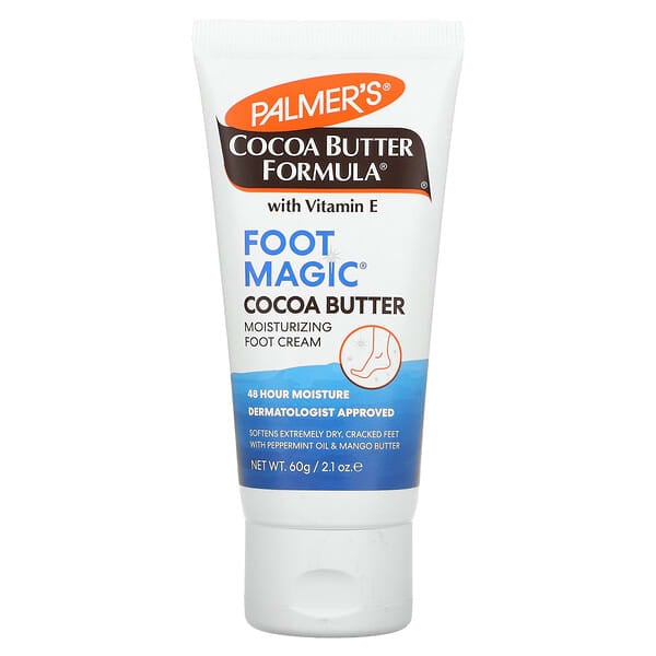 Palmers, Cocoa Butter Formula with Vitamin E, Foot Magic, with Peppermint Oil & Mango Butter, 2.1 oz (60 g)