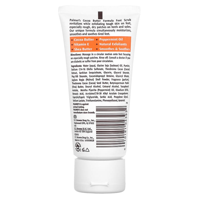 Palmer's Cocoa Butter Foot Magic Scrub, 2.1 Oz