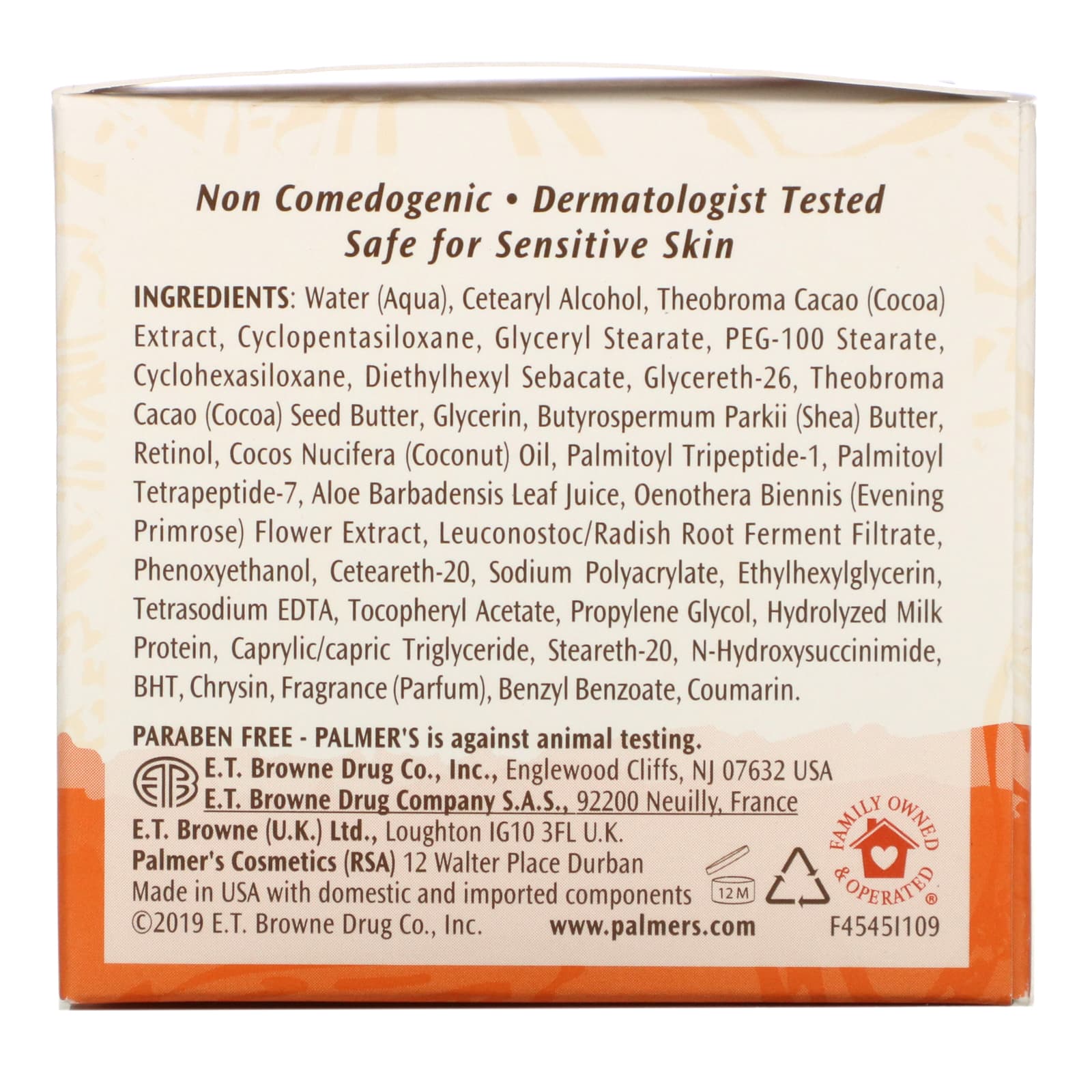 Palmer's, Cocoa Butter Formula, Moisture Rich Night Cream, 2.7 oz (75 g)